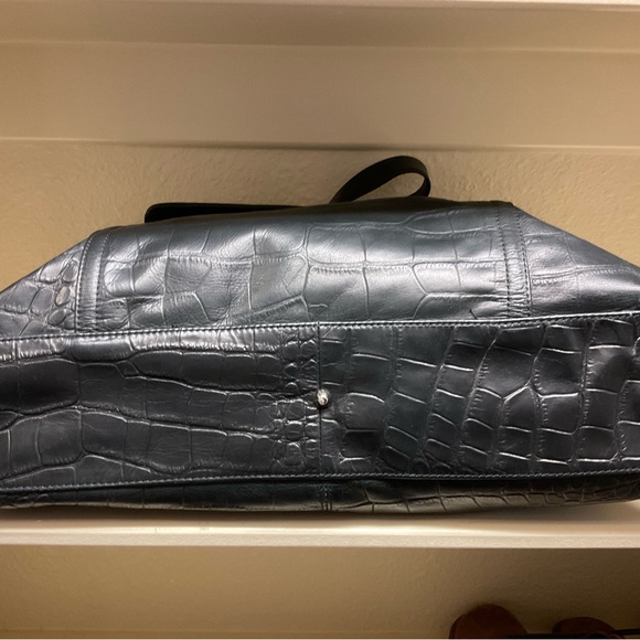 Cynthia Rowley black leather tote bag - Picture 4 of 11